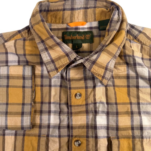 Timberland Other - Timberland Mens Large Plaid Button Down Long Sleeve Shirt Casual Work Outdoors‎